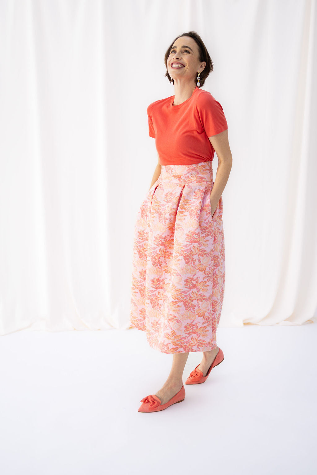 Rosso Schleifenloafer Pointy