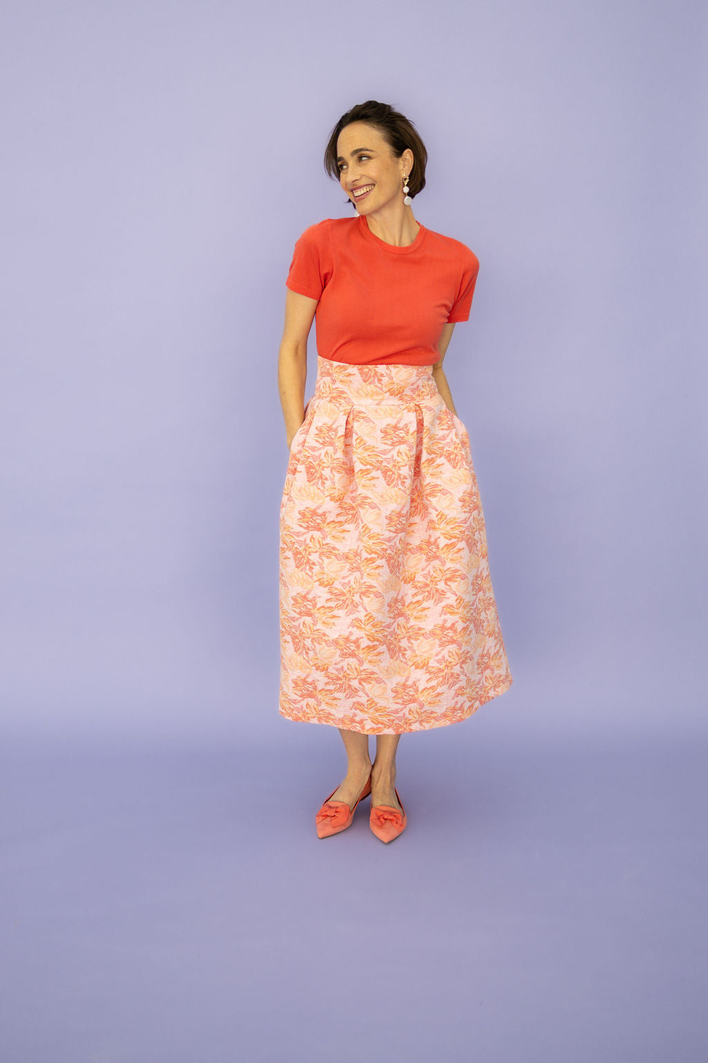 Rosso Schleifenloafer Pointy