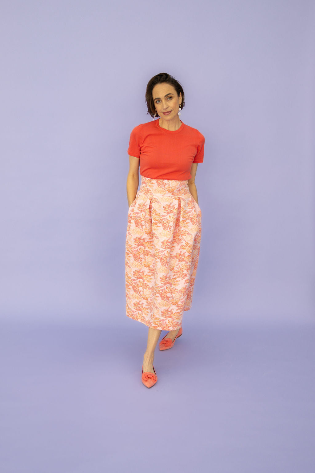 Rosso Schleifenloafer Pointy