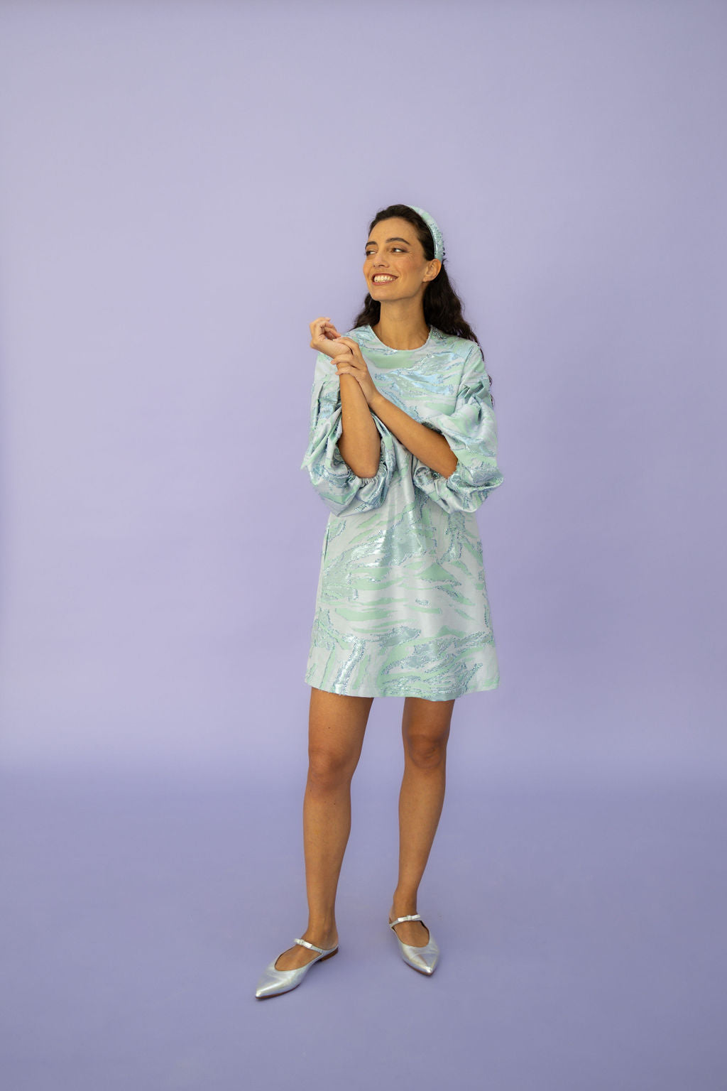 Berg Wash Argento Schleifen Mules