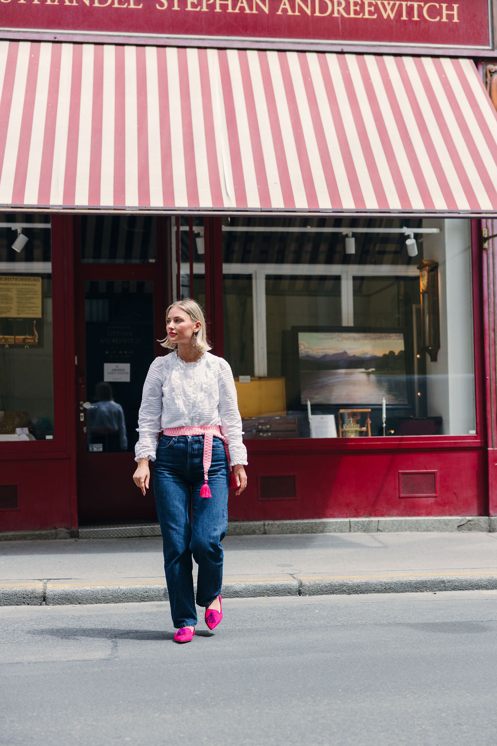 Fancy-Porpora Tasselloafer Pointy (langer Tassel)