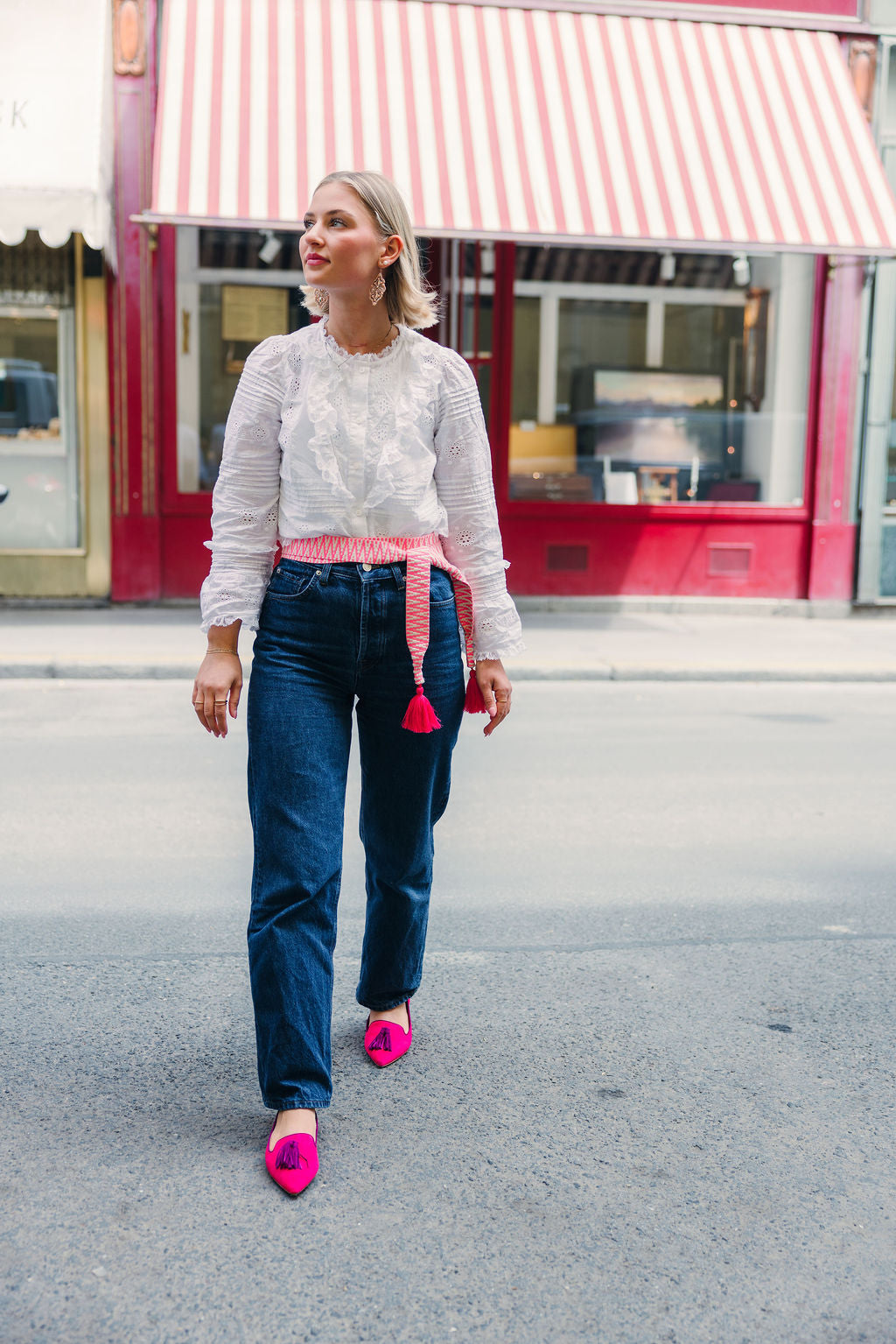 Fancy-Porpora Tasselloafer Pointy (langer Tassel)