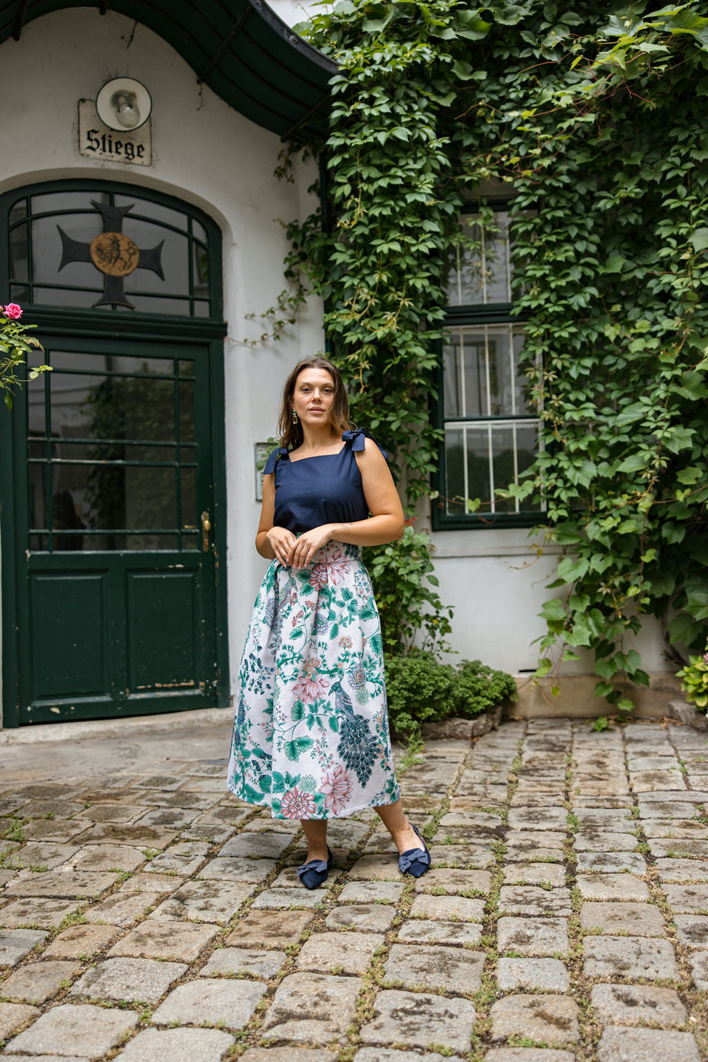 Blu-Ghisa Schleifenloafer Pointy