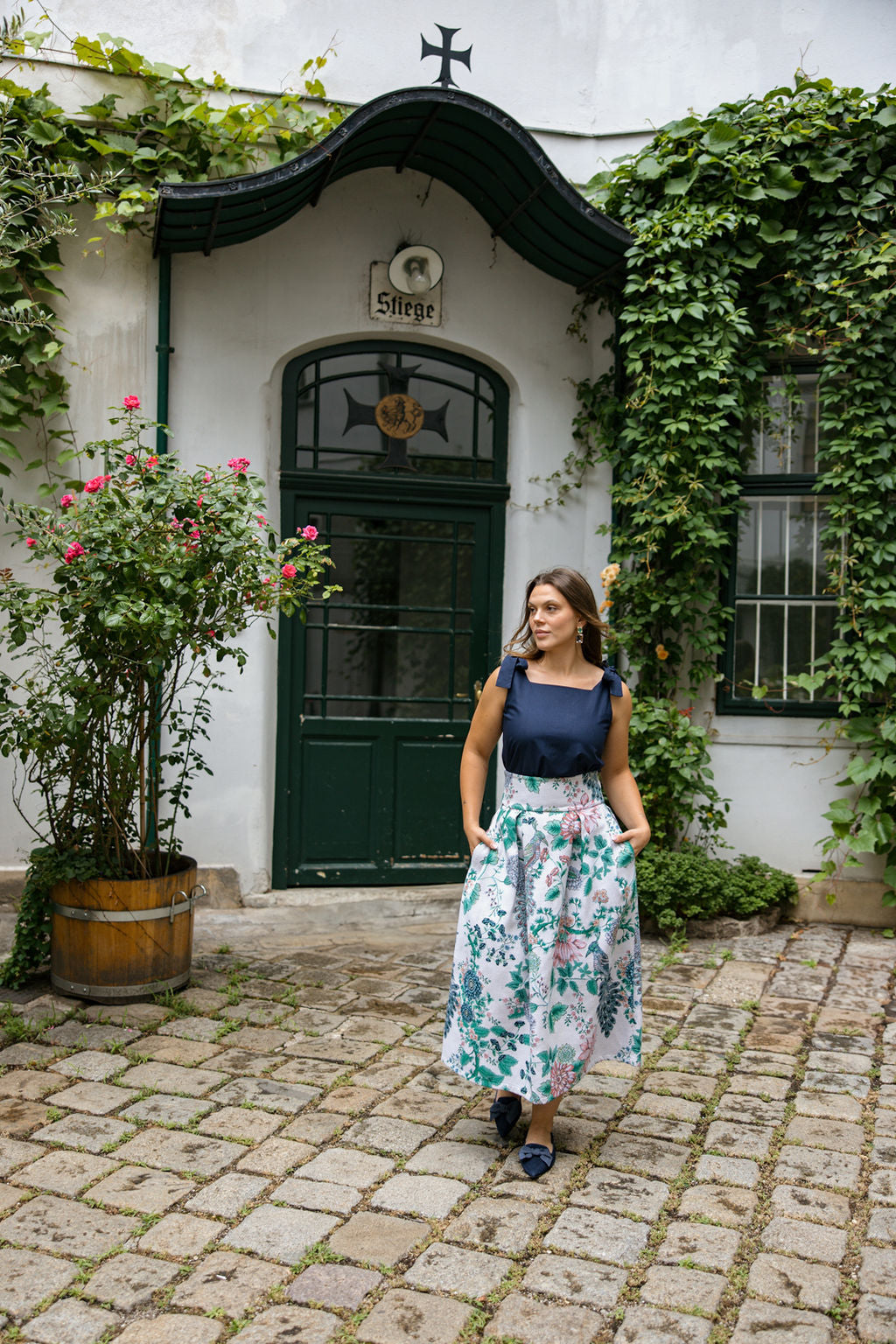 Blu-Ghisa Schleifenloafer Pointy