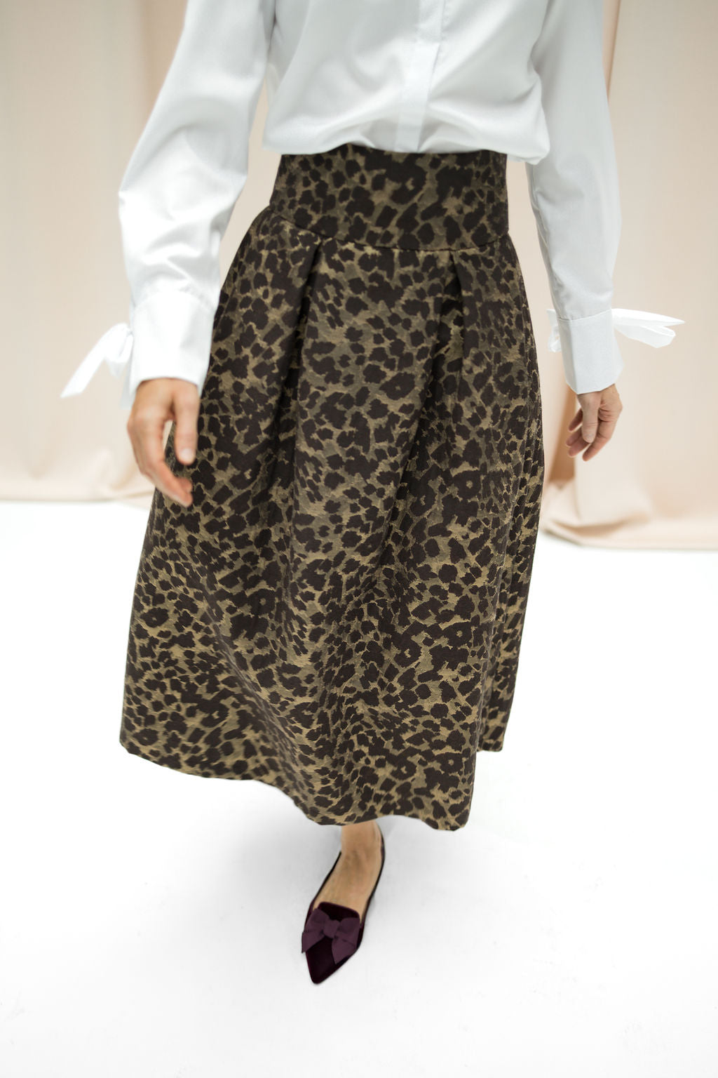 Bordeaux - Uva Samt Schleifenloafer Pointy