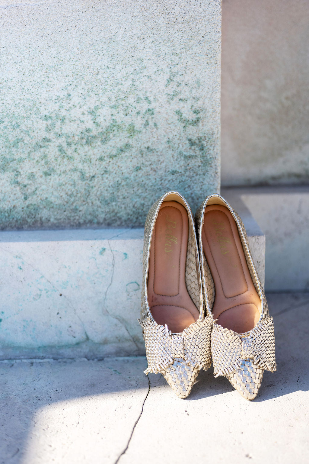 Platino Woven Schleifenloafer Pointy