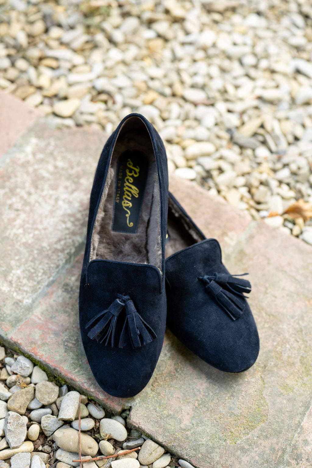 Blu Notte Tasselloafer gefüttert