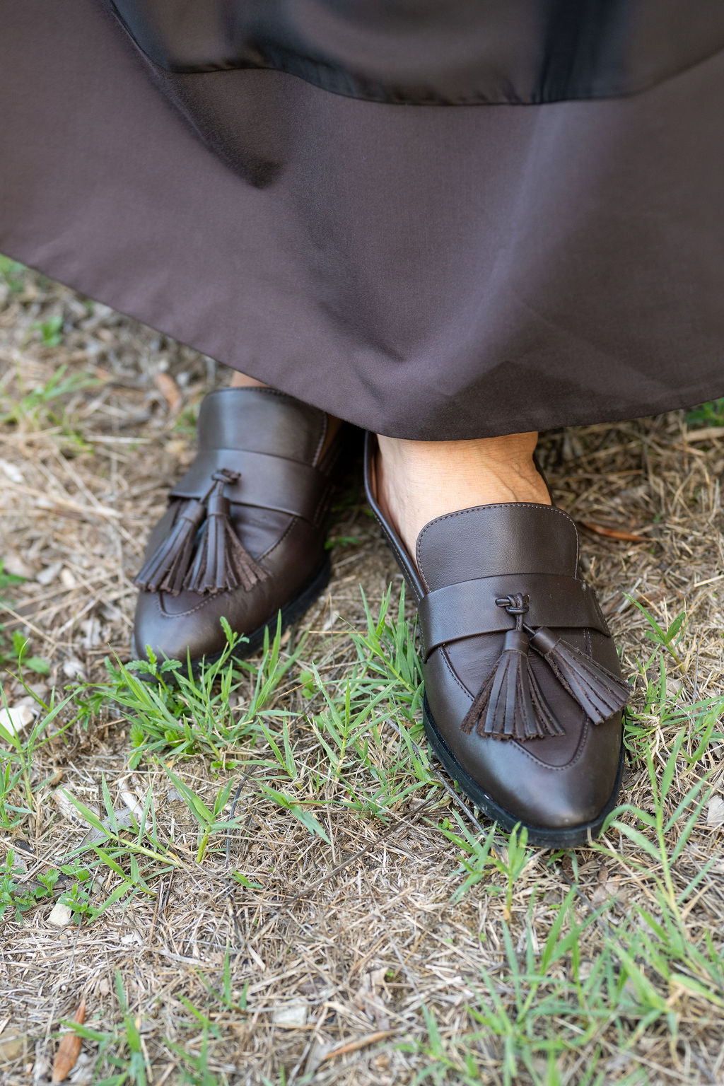 Ebano Deluxe Tasselloafer Pointy Glossy