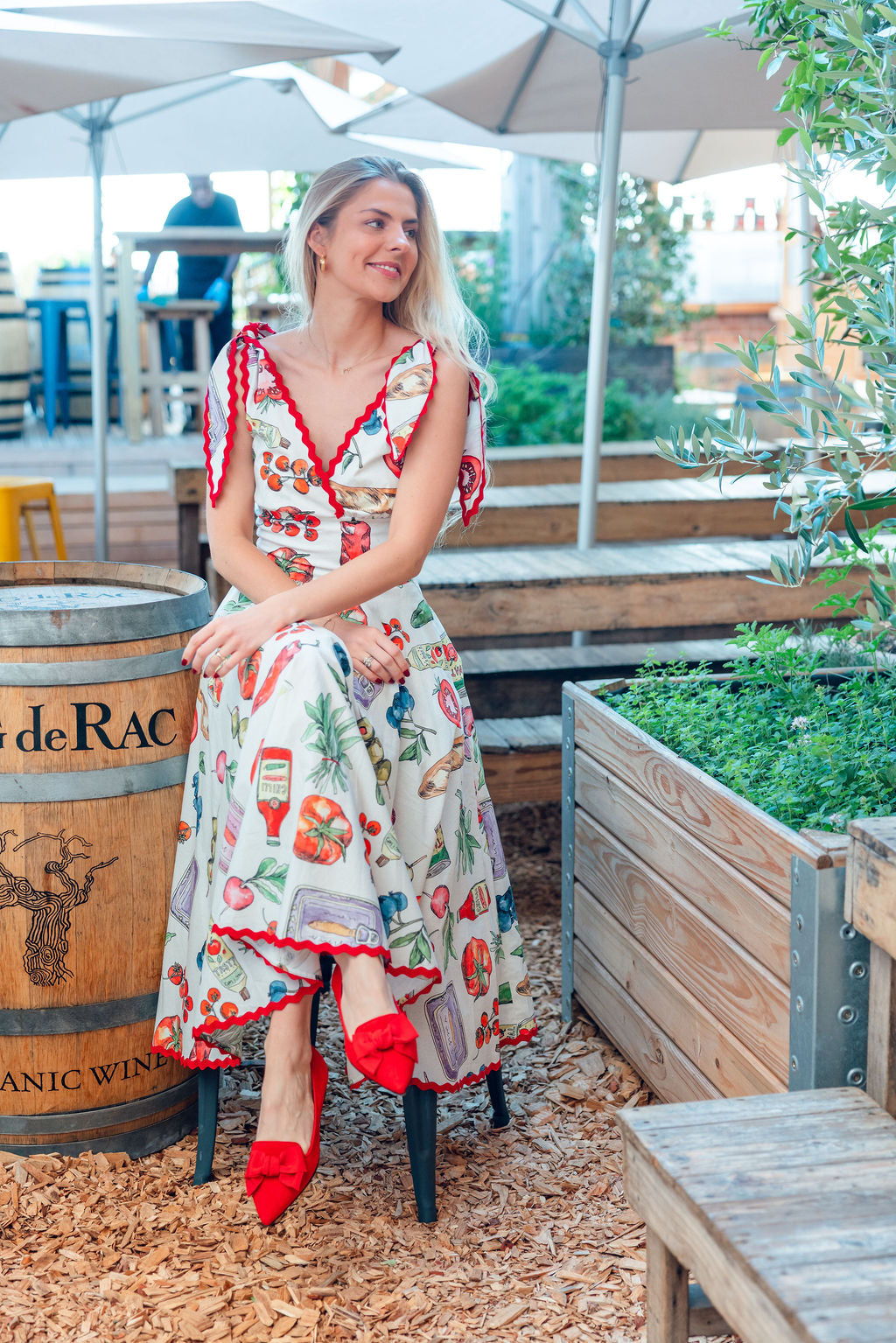 Blood-Rosso Schleifenloafer Pointy