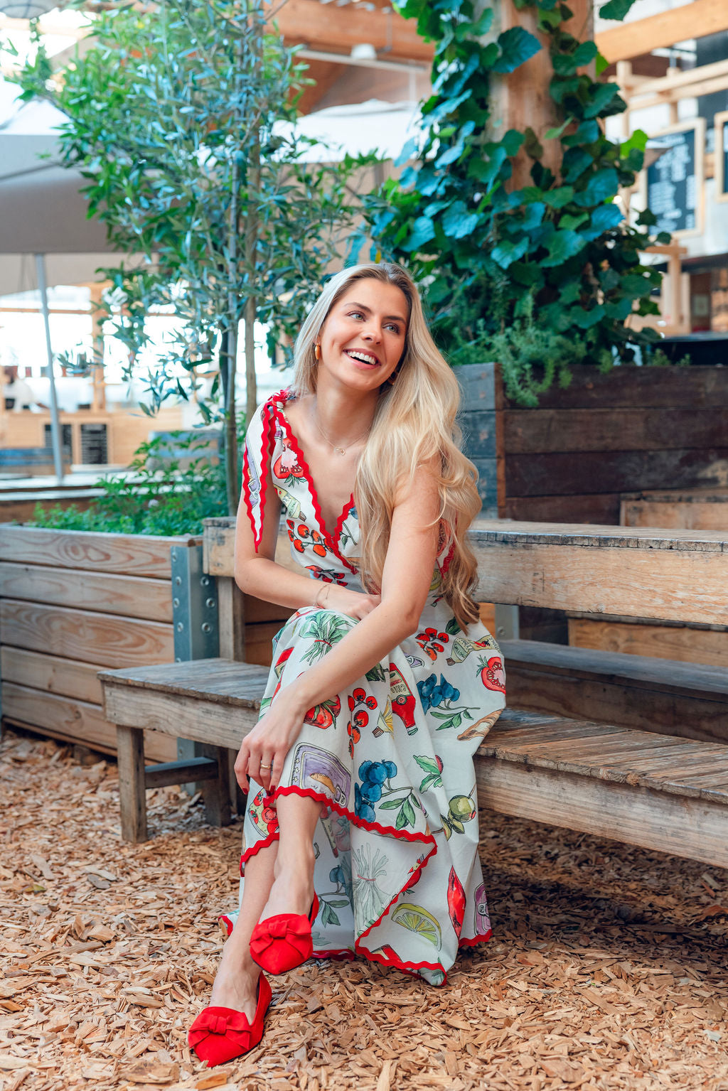 Blood-Rosso Schleifenloafer Pointy