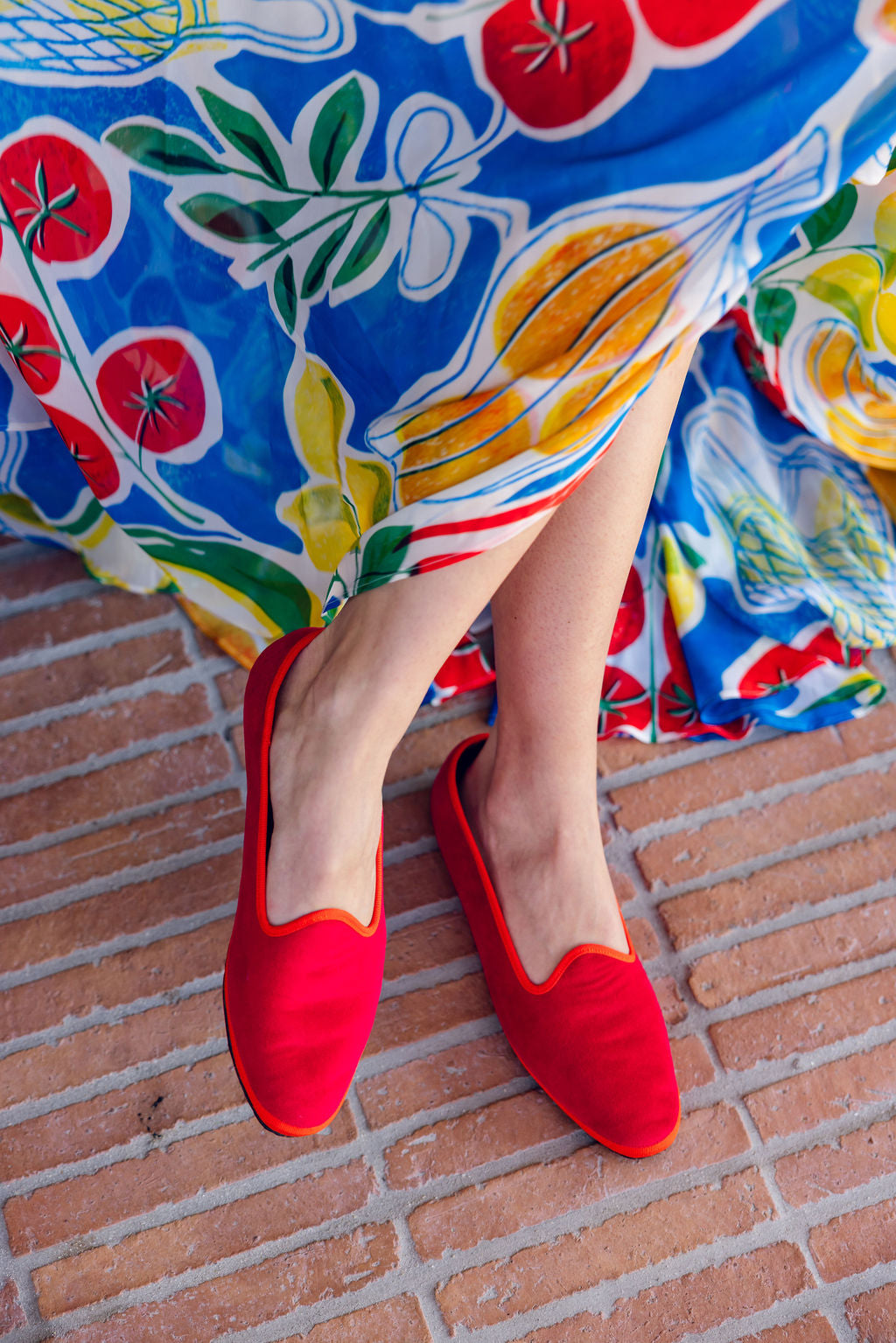 Rosso-Arancio Velluto Furlane