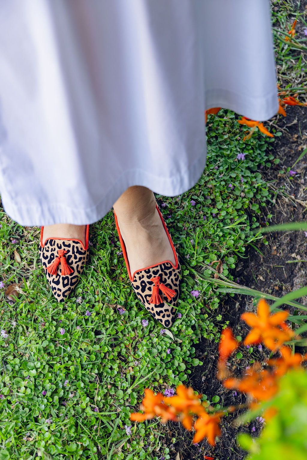 Leopardino-Ginger Tasselloafer Pointy (kurzer Tassel)