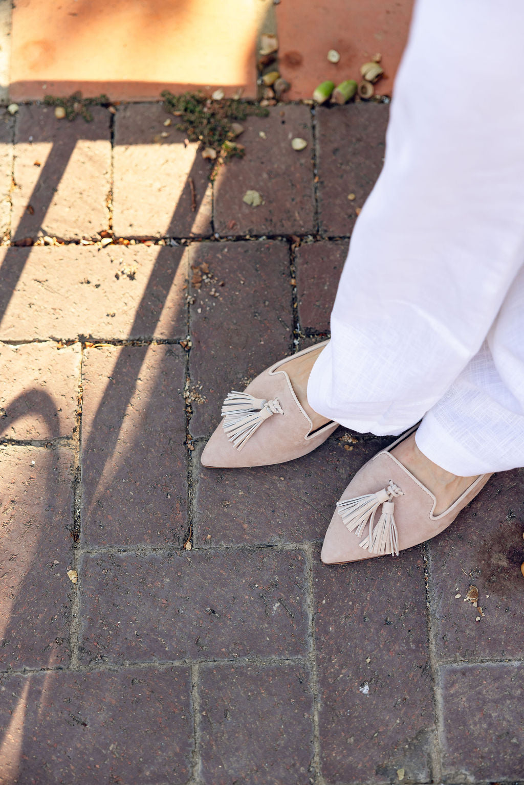 Sac-Peach Tasselloafer Pointy (langer Tassel)