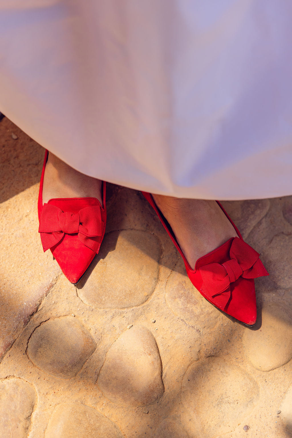 Blood-Rosso Schleifenloafer Pointy
