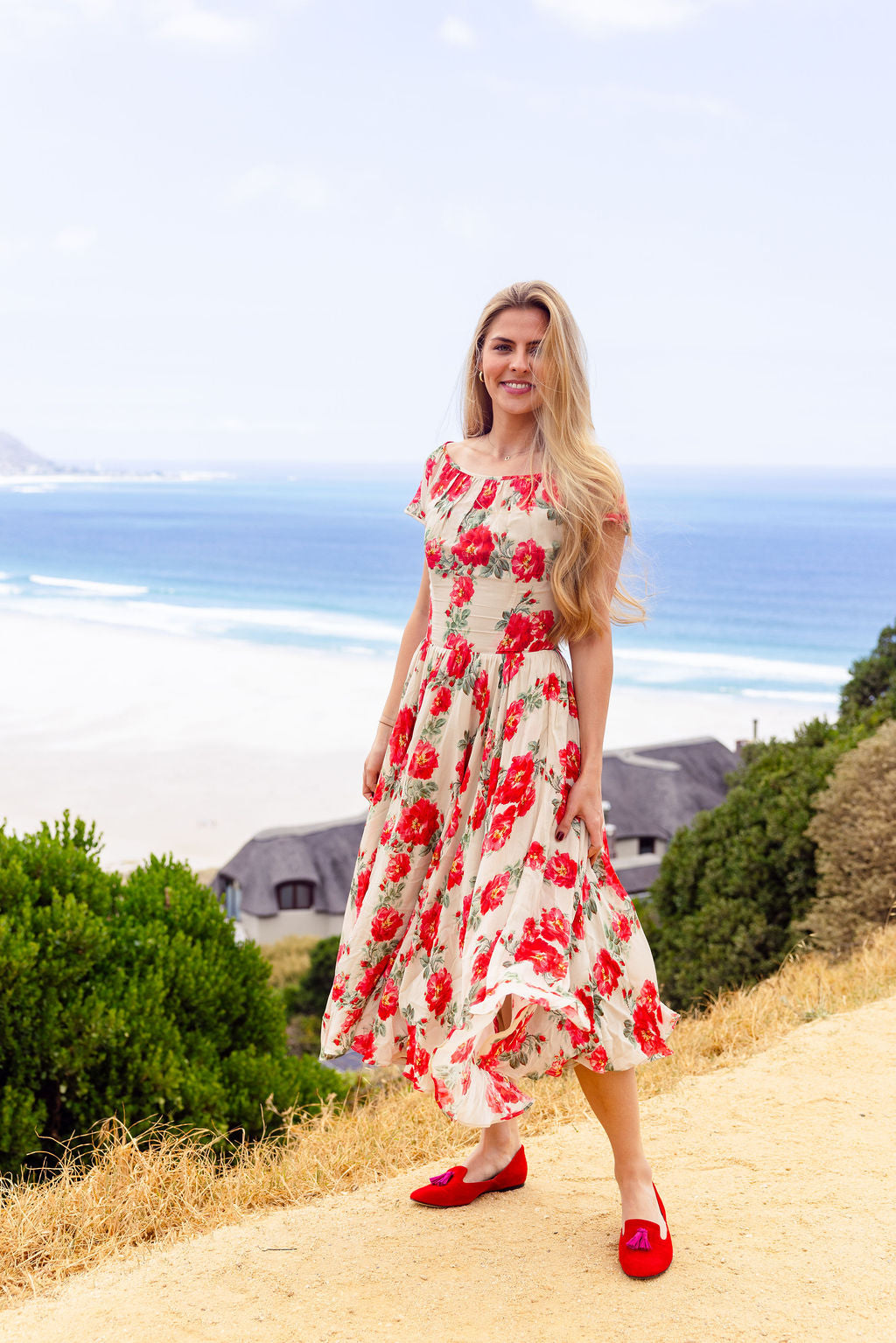 Blood-Hot Pink Summer Tasselloafer