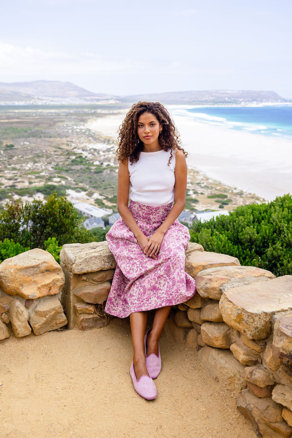 Rosa-Ortensia Velours Furlane