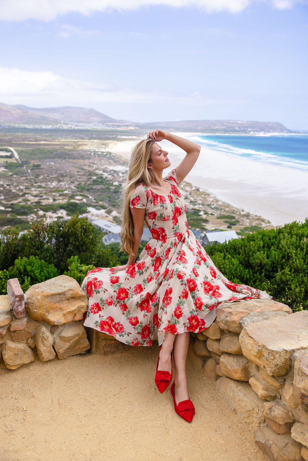 Blood-Rosso Schleifenloafer Pointy