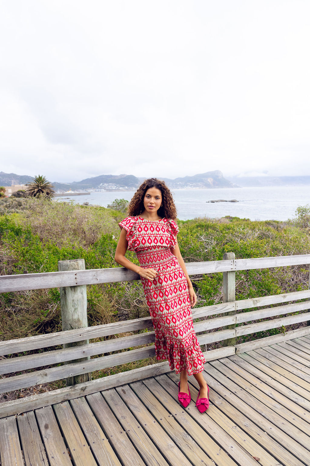 Rosewood-Barolo Schleifenloafer Pointy