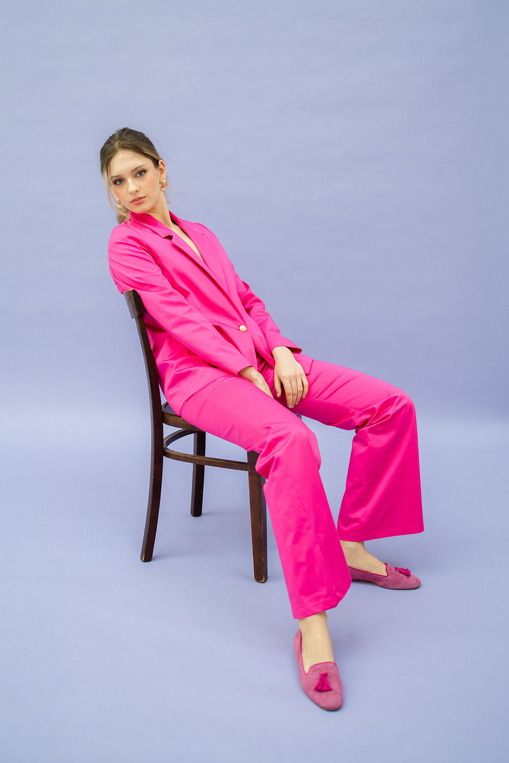 Confetti-Fuxia Tasselloafer Klassik