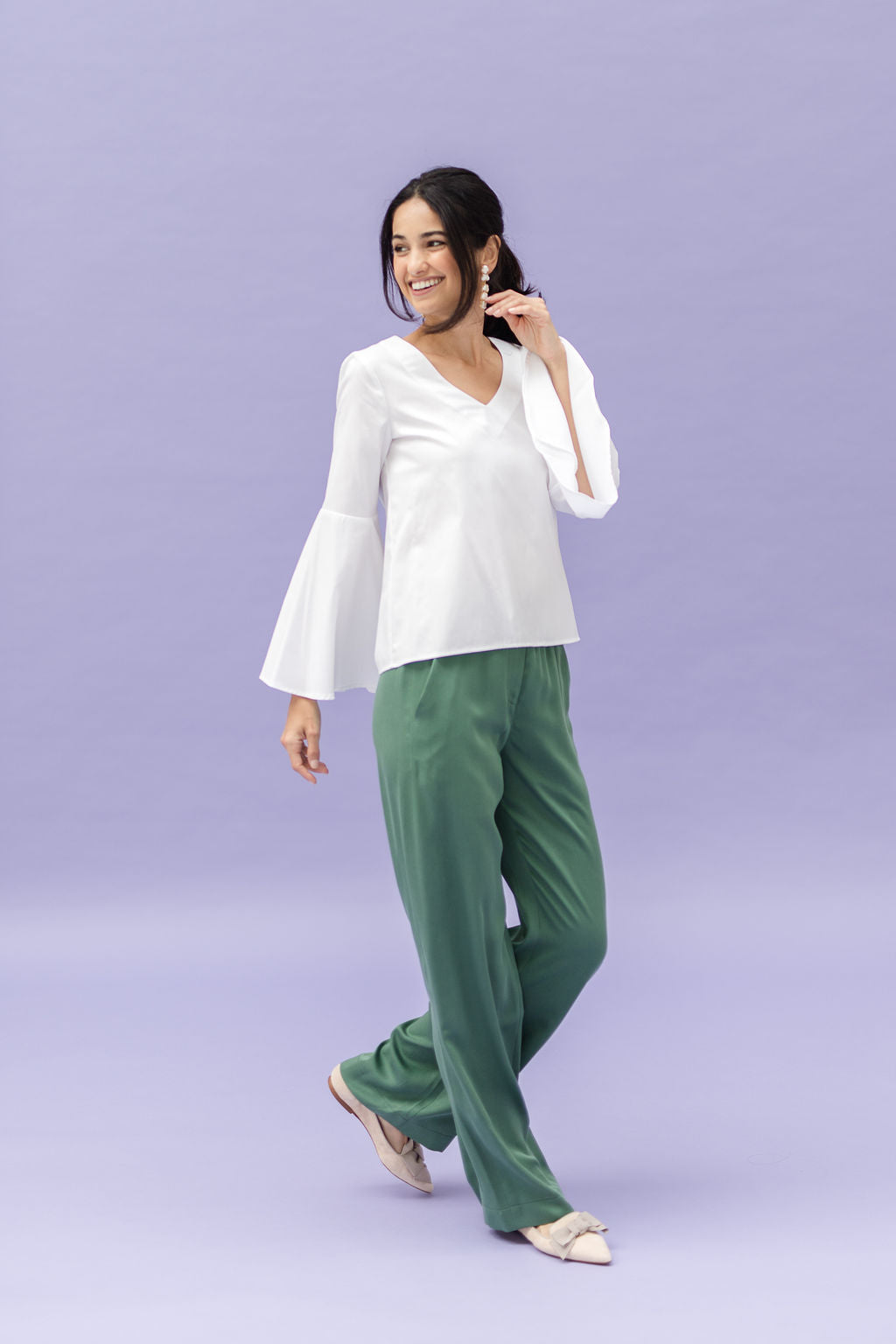 Fondotinta-Cenere Schleifenloafer Pointy