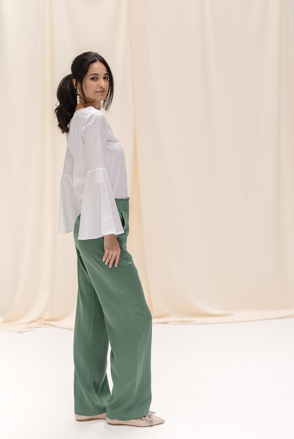 Fondotinta-Cenere Schleifenloafer Pointy