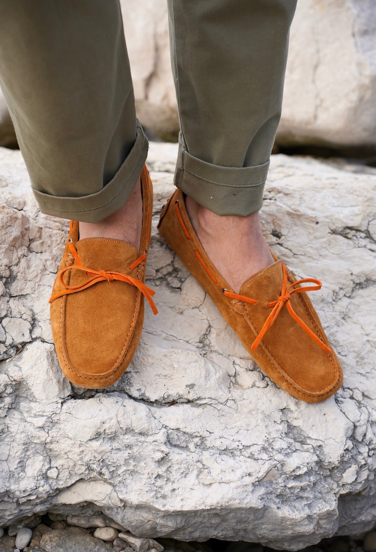 Brandy-Arancio Moccasins Herren