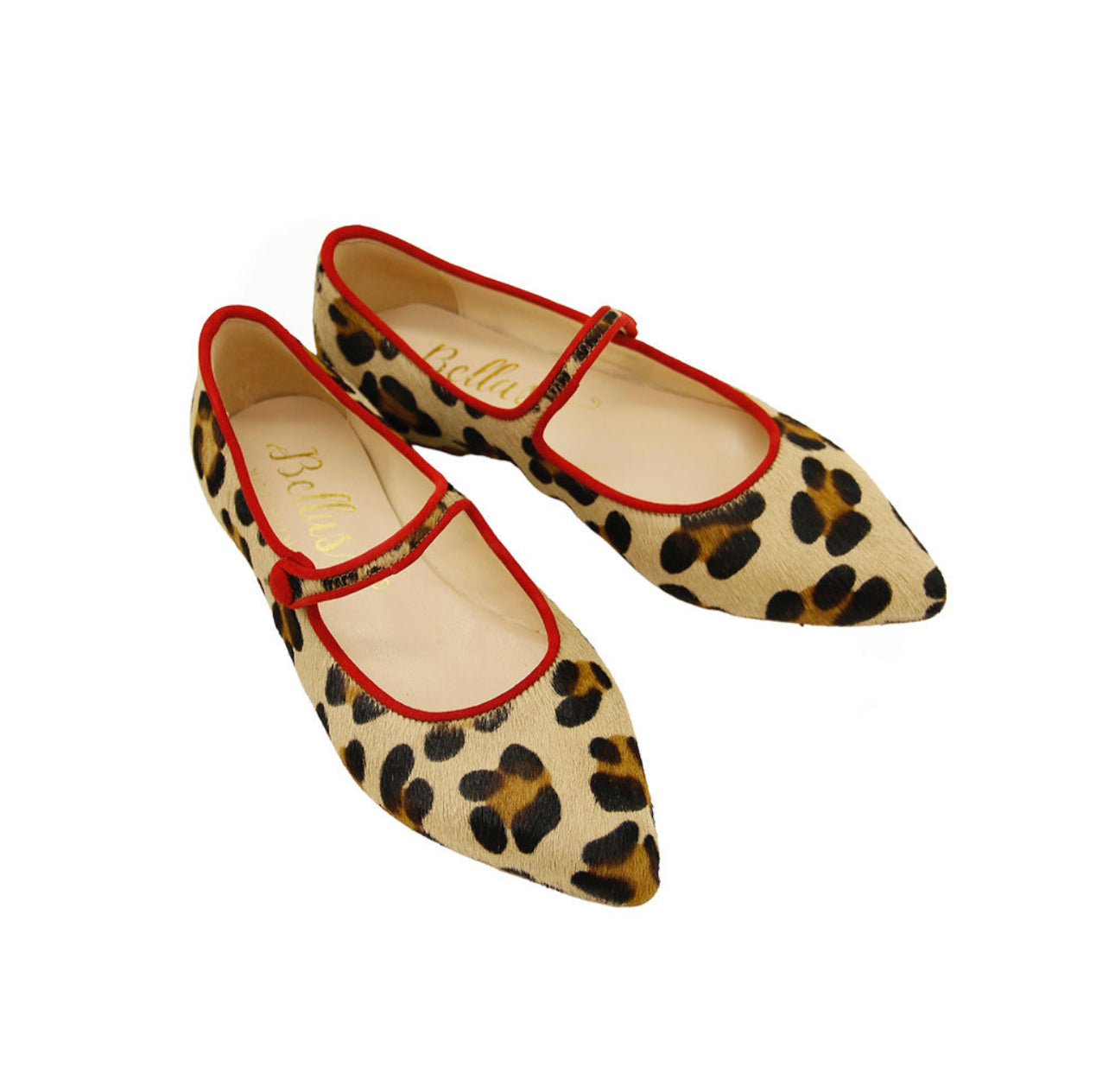 SHOOTINGSCHUH Mary Jane Leo Camari Rosso