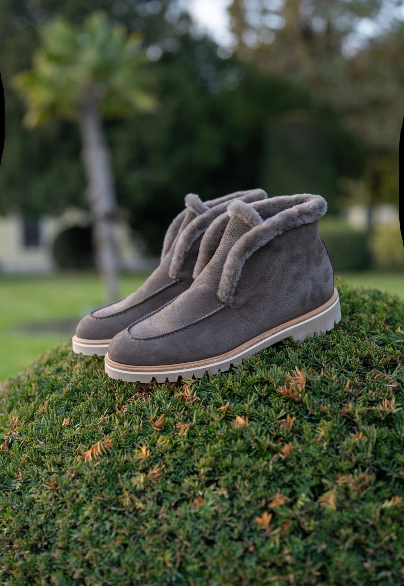 Moka Stiefelette gefüttert mit Profilsohle