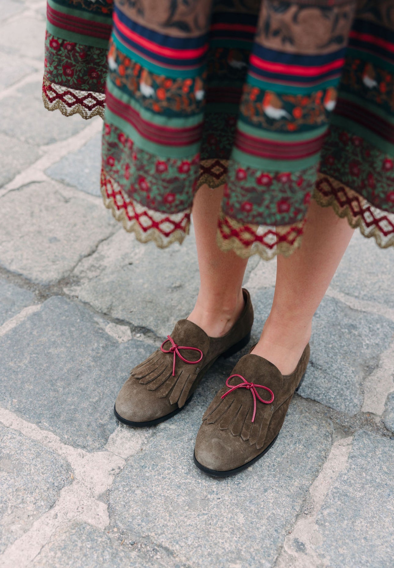 Oliva Fringe Bowtie Loafer