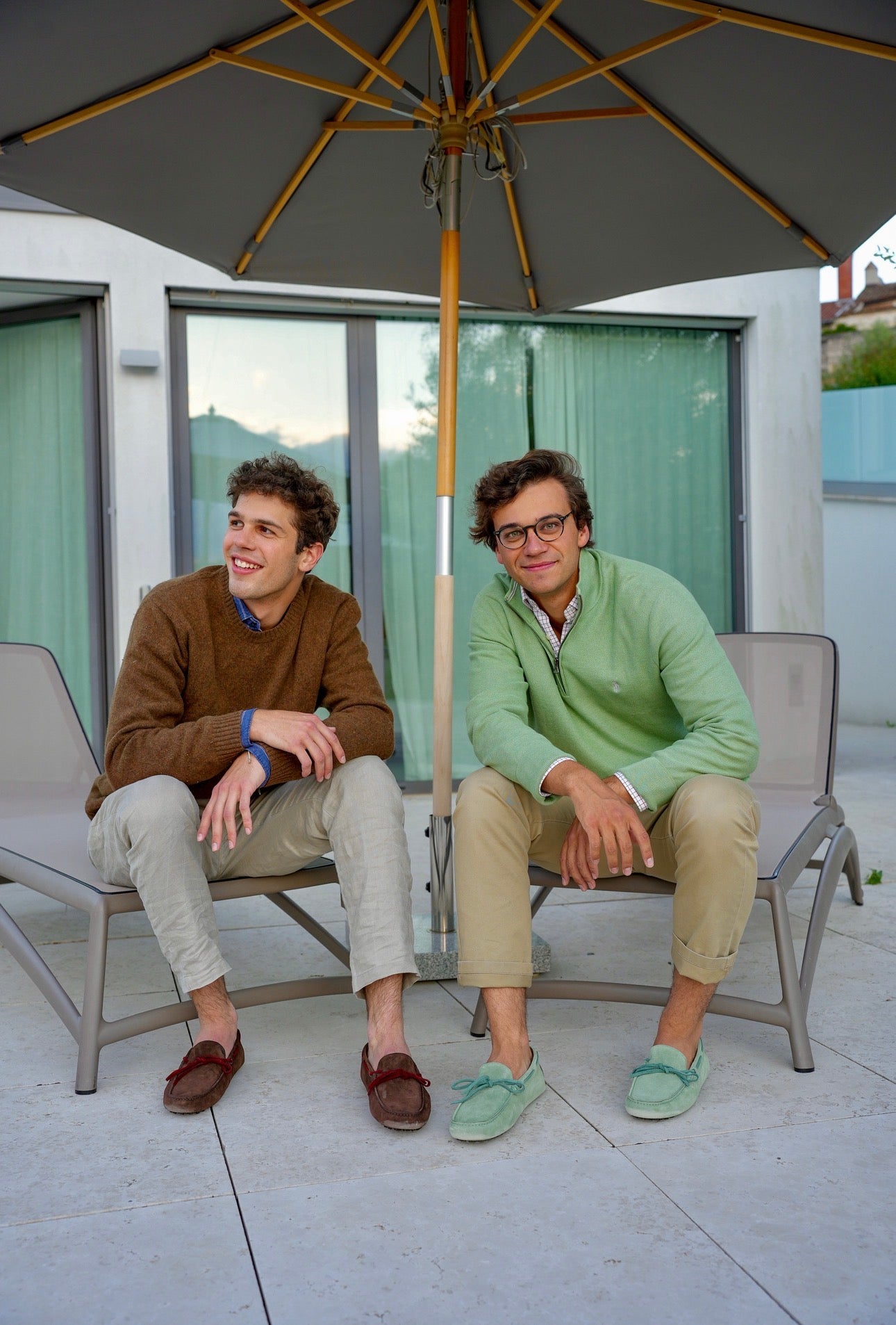 T Moro-Bordeaux Moccasins Herren