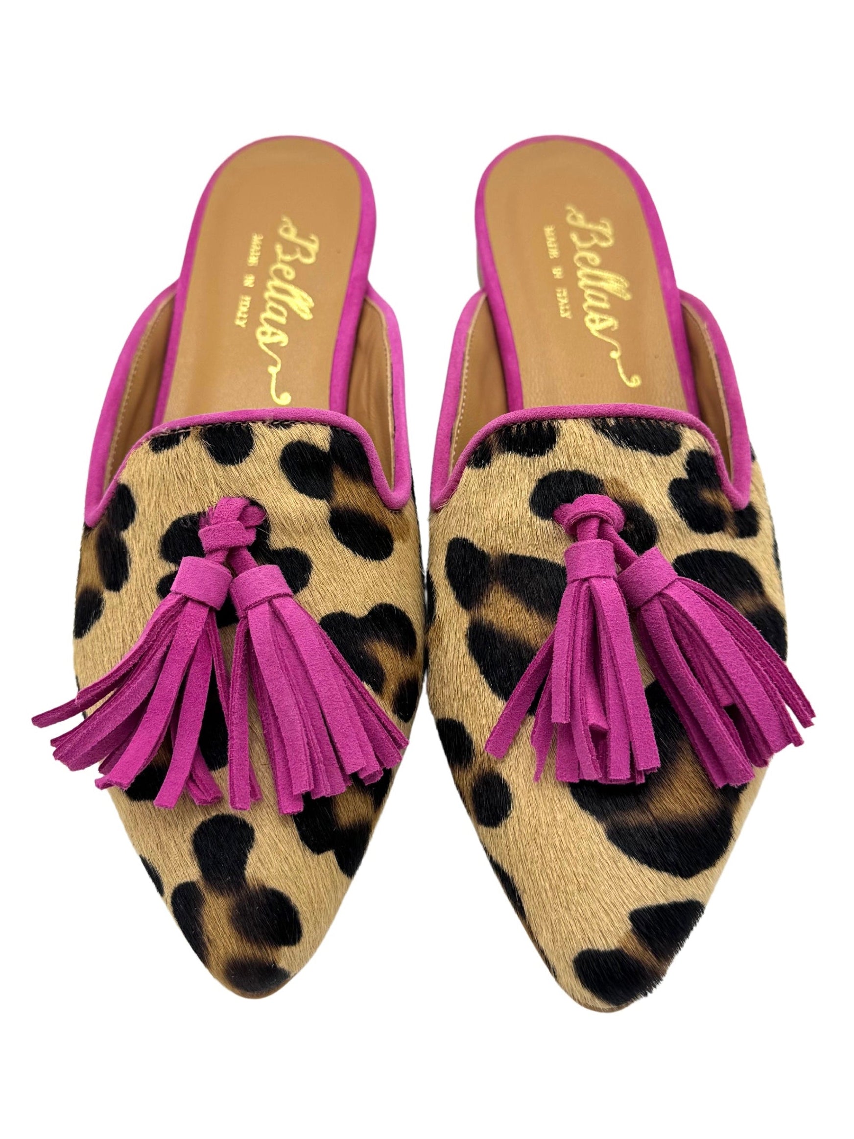 Leo Camari - Fuxia Tassel Mules