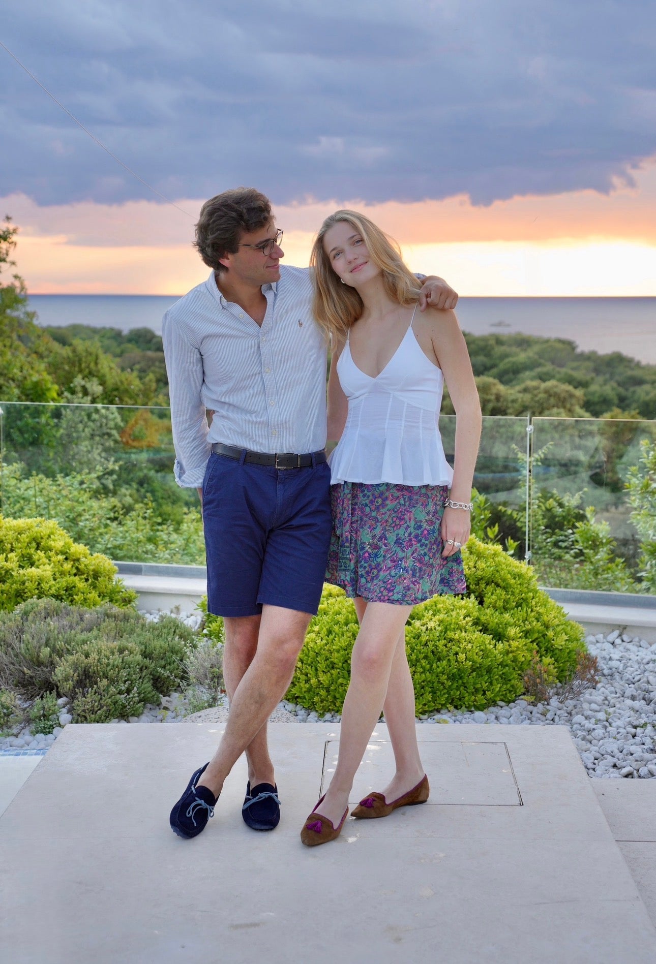 Blu-Denim Moccasins Herren