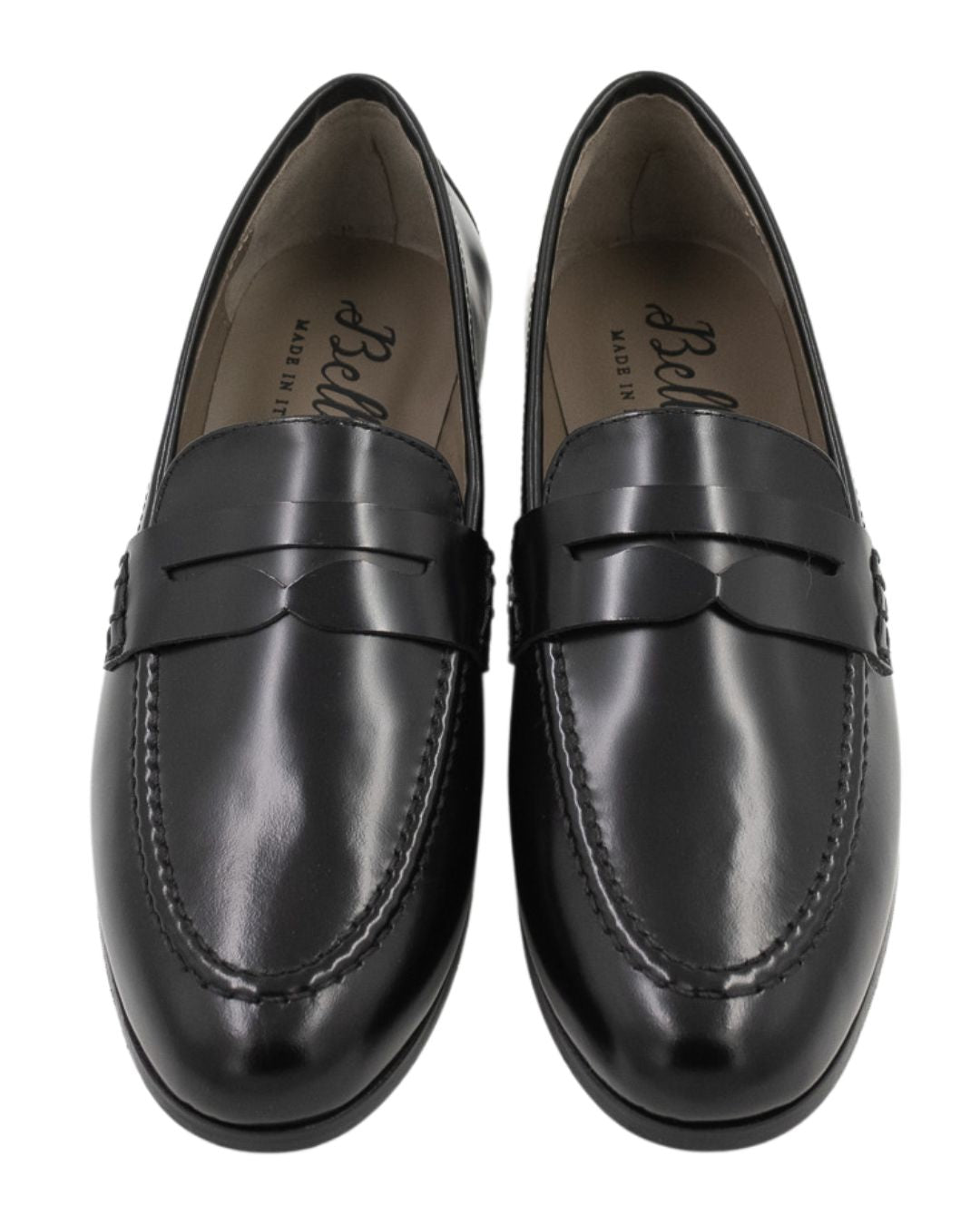 Abrasivato Nero Pennyloafer