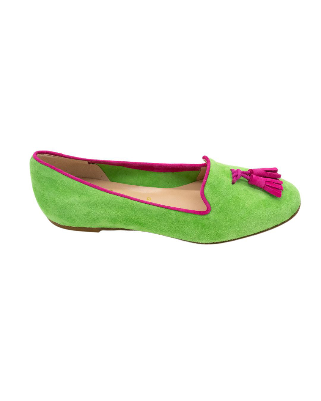 Acid Kiwi-Fancy Tasselloafer Klassik