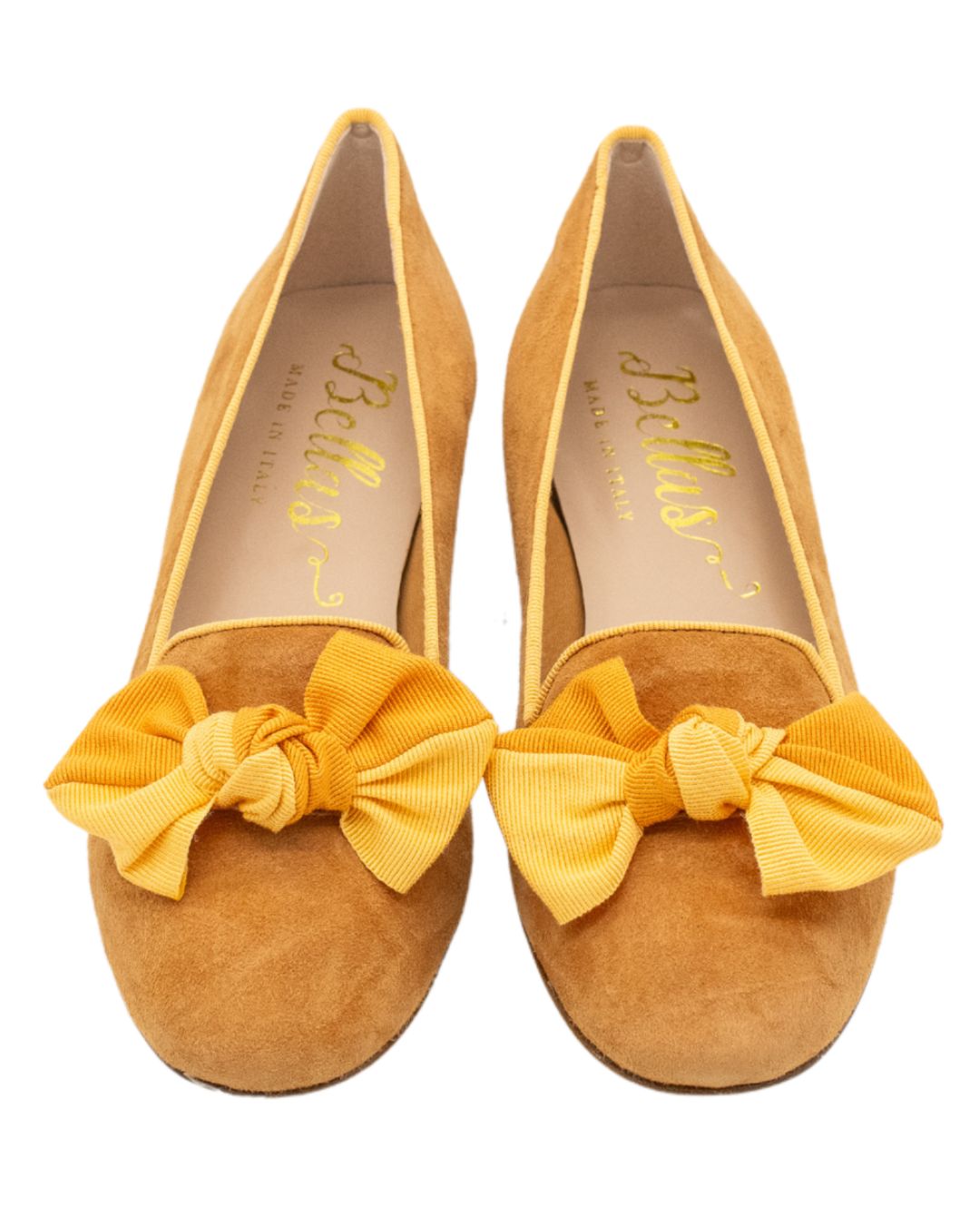 Amber-Zabaione Schleifenloafer