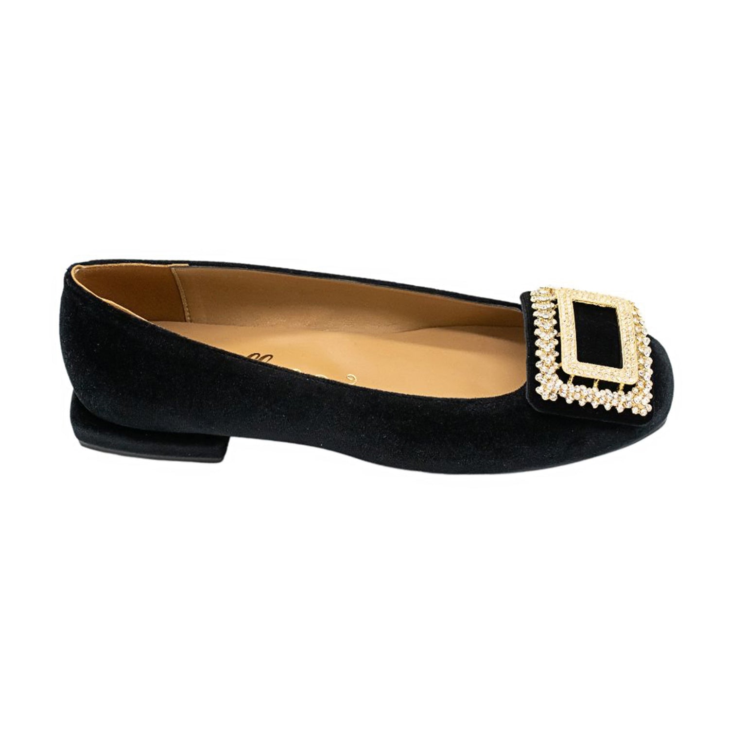 Ballerina Black Velvet Glitzer