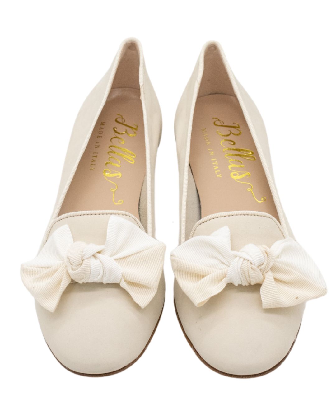 Beige-Panna Schleifenloafer