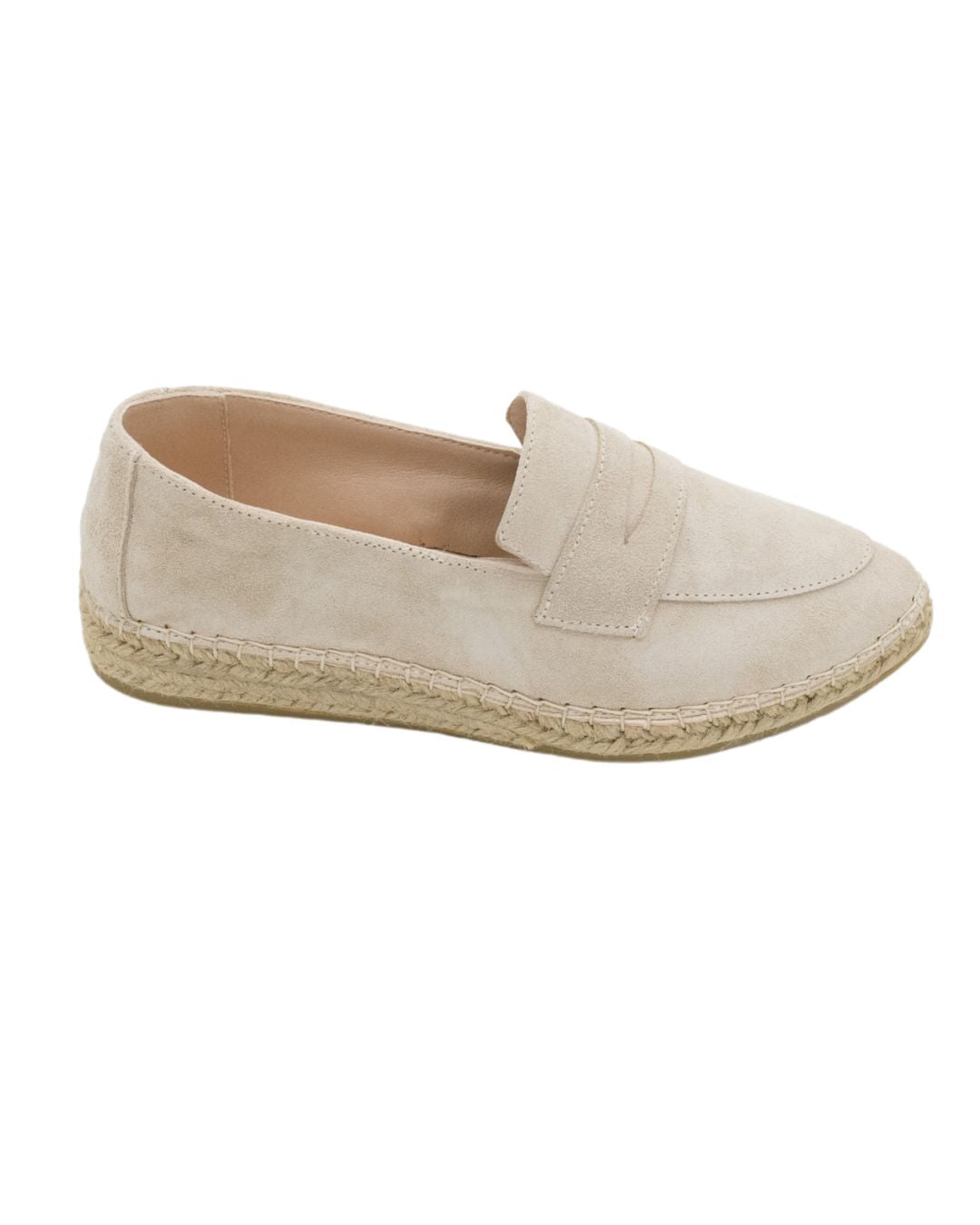 Beige Espadrilles Pointy (ohne Tassel)