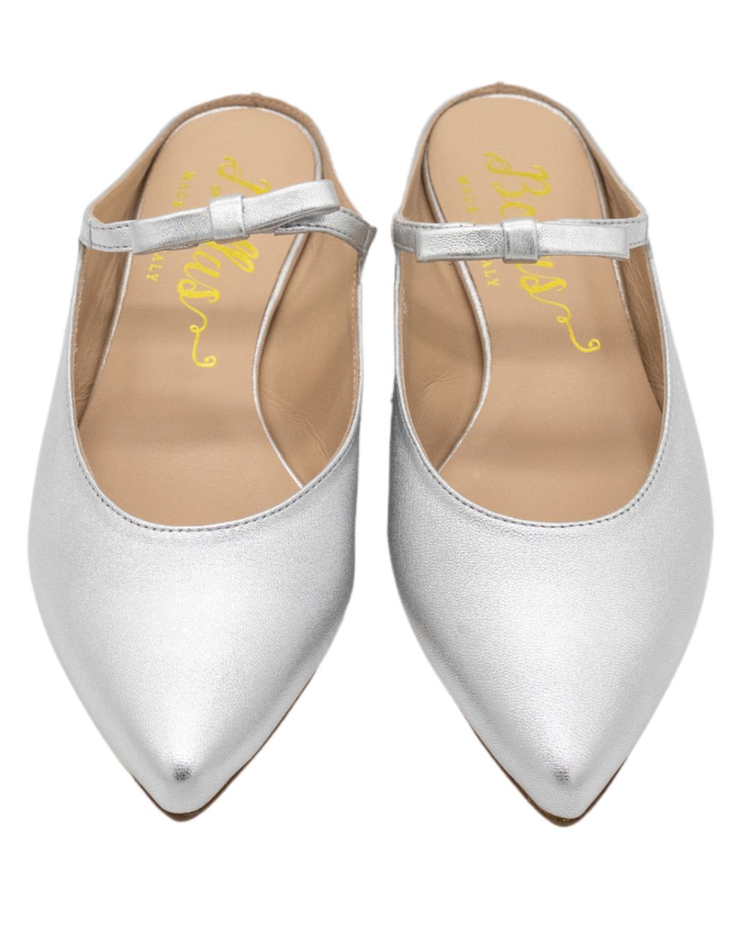 Berg Wash Argento Schleifen Mules