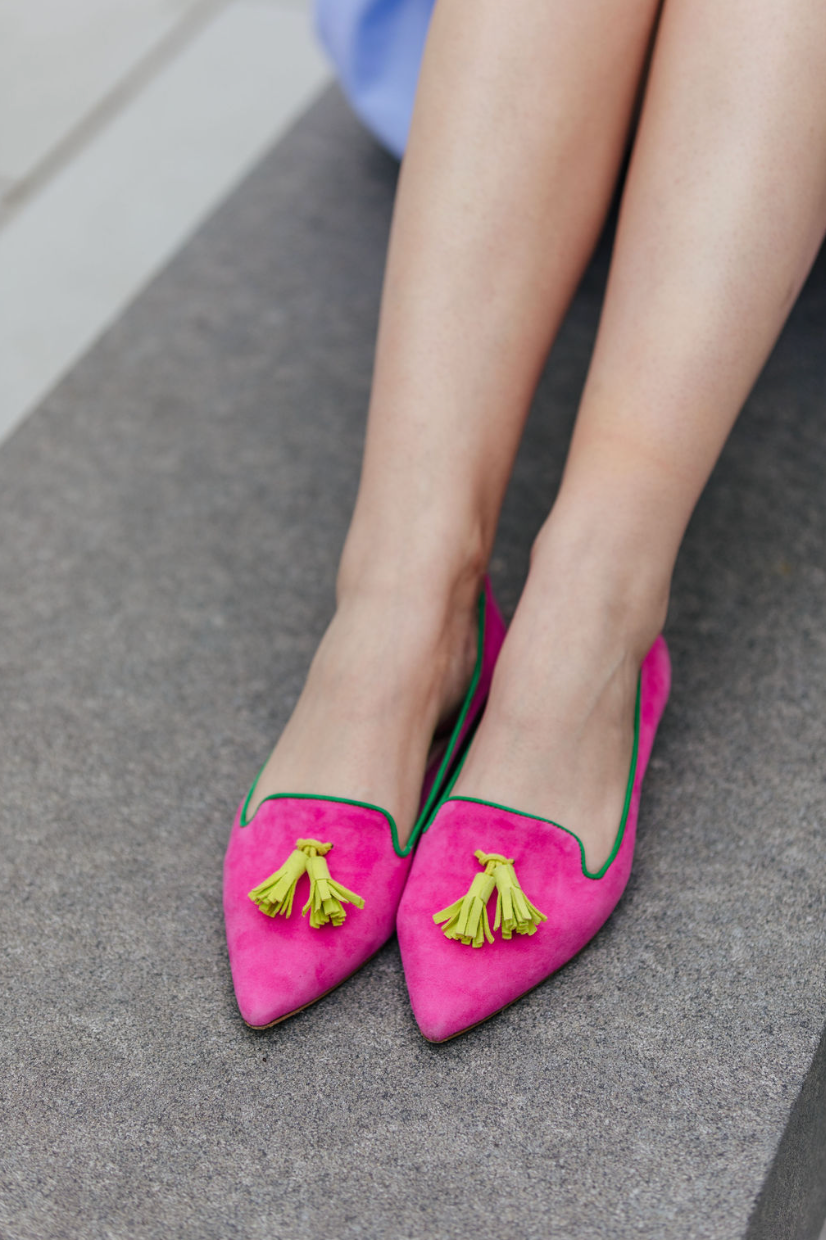 Fucsia - Bandiera - Lime Pointy