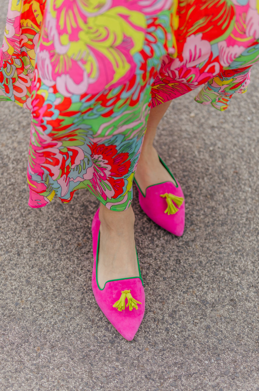 Fucsia - Bandiera - Lime Pointy