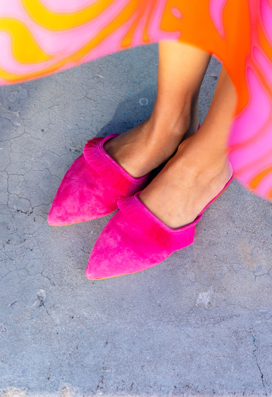 Mules Fuxia Fransen