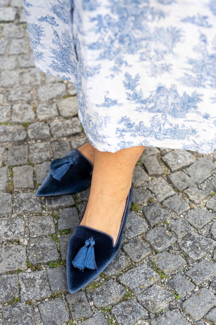 Indaco Pointy Velluto