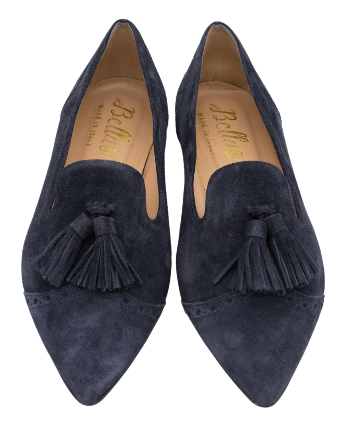 Bleu Budapester Tasselloafer Pointy