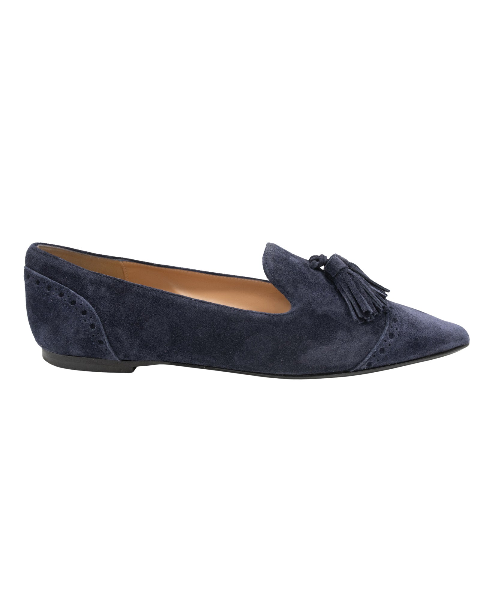 Bleu Budapester Tasselloafer Pointy