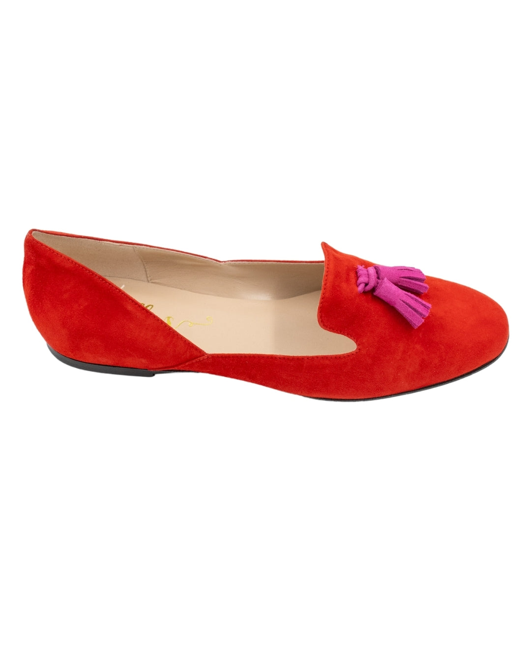 Blood-Hot Pink Summer Tasselloafer