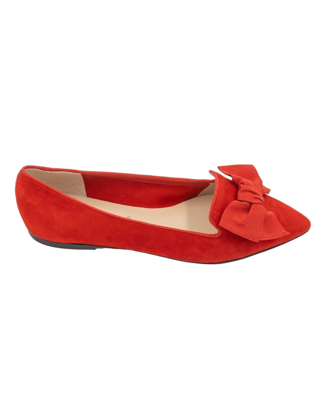 Blood-Rosso Schleifenloafer Pointy