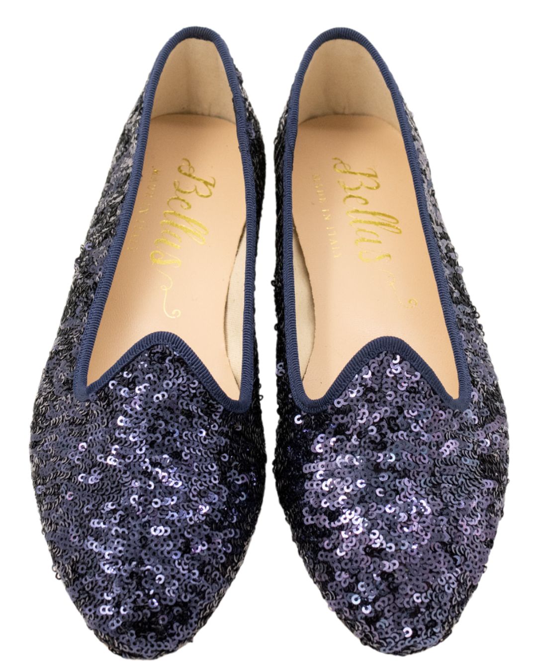 Blu Pailletten Ballerina