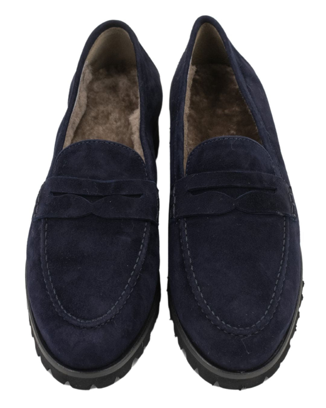 Blu Pennyloafer gefüttert