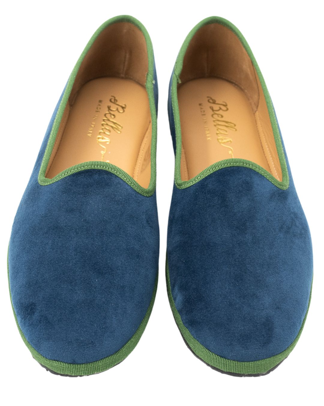 Bluette-Verde Velluto Furlane Herren